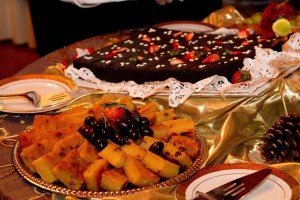 Caribbean Black Cake & Cassava Pone