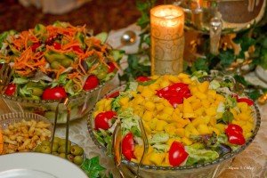 Tossed Garden Salad & Tossed Mango Salad