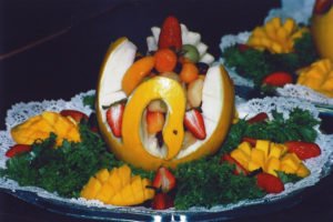 Stuffed Melon Swan